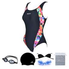 AQUATICA 女款連身泳衣 AQA1366+配件組 6件組