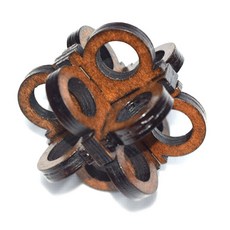 JS 레인보우 소마큐브 CN140, 혼합 색상, 1개