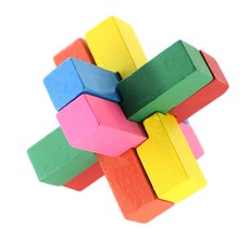 JS 레인보우 소마큐브 AT038, 혼합 색상, 1개