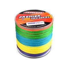 PROBEROS Pro 系列 5色 PE 編織釣魚線 0.4, 混合顏色