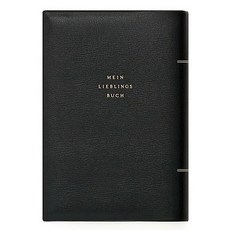 Hightide 클래식 소프트 북커버 듀어데시모 타입, 블랙, 1개