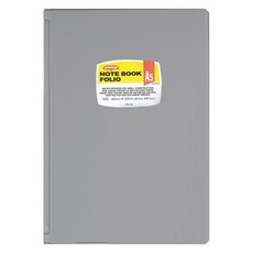 하이타이드 펜코 볼펜꽂이 포함 노트 폴리오 파일 A5, 그레이, 1개