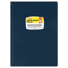 하이타이드 펜코 볼펜꽂이 포함 노트 폴리오 파일 A5, 네이비, 1개