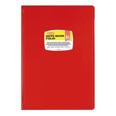 하이타이드 펜코 볼펜꽂이 포함 노트 폴리오 파일 A5, 레드, 1개