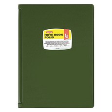 하이타이드 펜코 볼펜꽂이 포함 노트 폴리오 파일 A5, 카키, 1개