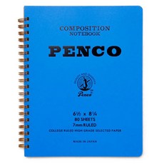 하이타이드 펜코 코일 노트 라지, 블루, 1개