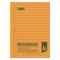 하이타이드 펜코 볼펜꽂이 포함 노트 폴리오 파일 속지 노트 A6, 1개