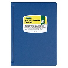 하이타이드 펜코 볼펜꽂이 포함 노트 폴리오 파일 A6, 블루, 1개