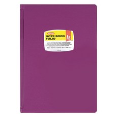 하이타이드 펜코 볼펜꽂이 포함 노트 폴리오 파일 A5, 퍼플, 1개