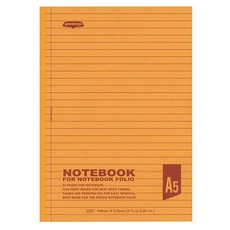 Hightide Penco 볼펜꽂이 포함 노트 폴리오 파일 속지 노트 A5, 1개