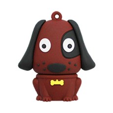 Kalron 動物角色USB隨身碟5, 棕色小狗Poppy