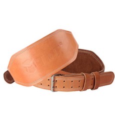 TMT 健身專用皮革護腰帶 Y85 M號, 棕色