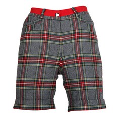 BMU 女款格紋毛呢高爾夫短褲 APBU8019