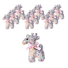 TINA PICNIC 可愛的長頸鹿配飾 Wapen, 粉紅色花, 10片