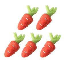 Tinapicnic 可愛胡蘿蔔配件布貼, 混合顏色, 5個