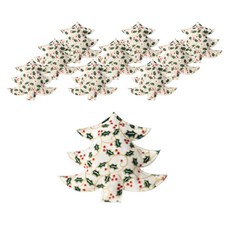 Tinapicnic 聖誕樹裝飾材料 貼飾, 象牙白, 10個