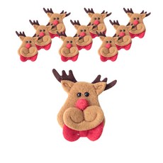 TINA PICNIC 聖誕節 Rudolph 配飾 Wapen, 棕色, 10片