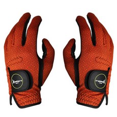 xspiders 女款冬季半羊皮高爾夫手套 雙手用, 混色