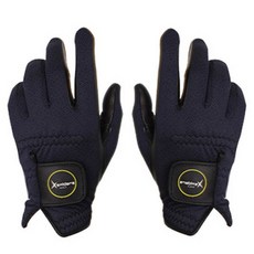 xspiders 男款冬季保暖半羊皮高爾夫手套 雙手用, 混色, 1組