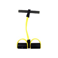 런웨이브 4줄 전신 스트레칭 튜빙밴드, 옐로우, 1개