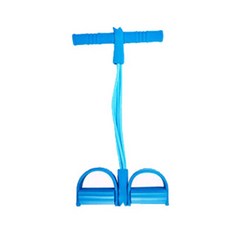 런웨이브 4줄 전신 스트레칭 튜빙밴드, 블루, 1개