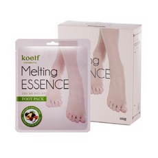 koelf 融化精華足膜, 10入, 1個