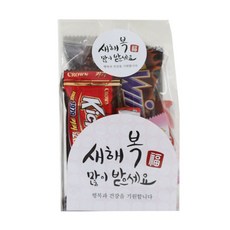 황씨네도시락 새해복 쿠키받침 포장소품 30p + 봉투 30p, 1세트