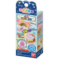 반다이 지우개아트 전용소재 3D팝 만들기 놀이세트, 혼합 색상, 1개