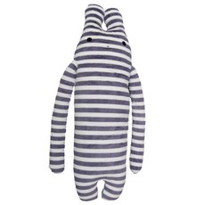 홍대선희샵 이화 래빗 518 바디필로우, 회색줄