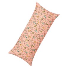 Ein Haus 兔子圖案長條抱枕, 粉色的