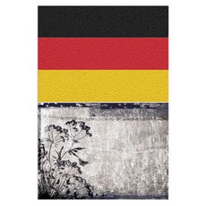 ROEM DESIGN 矽膠餐墊 德國國旗 + 人參, 混合顏色, 385 x 285 mm, 2個