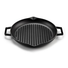 LAVA 라바 원형 주물 그릴팬 블랙 인덕션 IH, 26 cm, 1개
