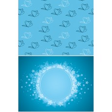 羅恩設計 矽膠餐墊 木蘭3 薄荷色 + 星星2, 混合顏色, 385 x 285 mm, 1個