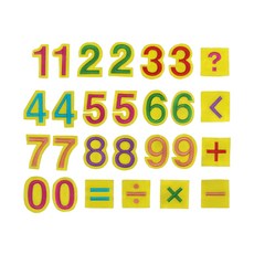 매직캐슬 토독 숫자 고급 펠트지, 혼합 색상