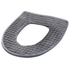 Maket Gamseong 天鵝絨馬桶座毯, 灰色的, 2個