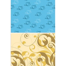 Roem Design 矽膠餐墊 木蘭3 薄荷 + 草叢, 2, 385 x 285 mm, 1個