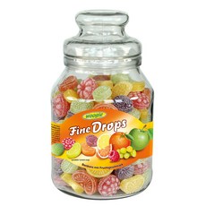 woogie 罐裝綜合水果硬糖, 966g, 1罐