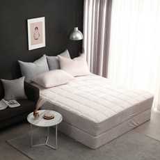 타카타카 따뜻한 플러피 극세사 누빔매트리스 커버