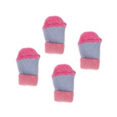 올치 트렌디 배색 반려동물 양말 4p, 블루, 1개