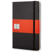 MOLESKINE 專業地址簿筆記口袋硬, 黑色的, 1個