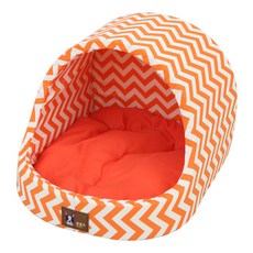 REDPUPPY 瑞典圓滾滾小狗坐墊屋, 芬達橘