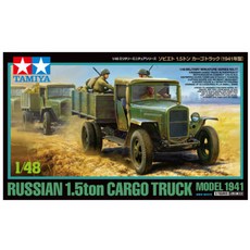 타미야 1/48 Russian 1.5t Truck 1941 프라모델 군용지프 32577, 1개