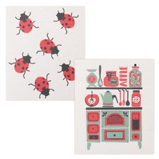 Uniart 北歐風抹布 2入組, 混色