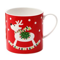 메리 루돌프 머그컵, 레드, 1개