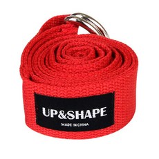 업앤쉐이프 요가스트랩, 레드, 1개