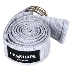 업앤쉐이프 요가스트랩, 그레이, 1개