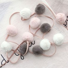 데코토닉 소프트 폼폼 가렌드, 혼합 색상