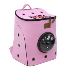 Redpuppy 小狗太空艙背包, 鈷粉色