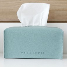 decotonik 簡約皮革面紙套, 薄荷, 1個