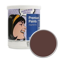 PANTONE 실외 벽면 무광 페인트, 19-1118Chestnut, 1L, 1개